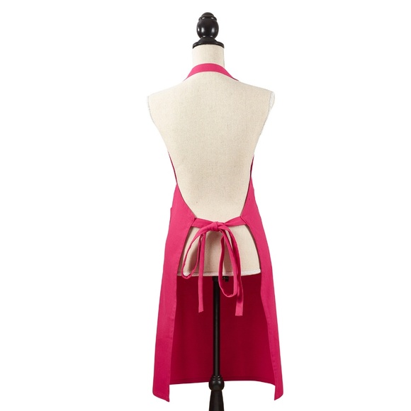 100% Cotton Denim Apron Full Length (CHOOSE COLOR), 28x35 - Picture 3 of 8